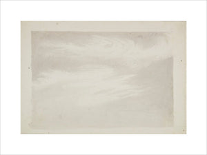 Cloud study by Luke Howard, c1803-1811: Cirrus. Pencil and grey wash.