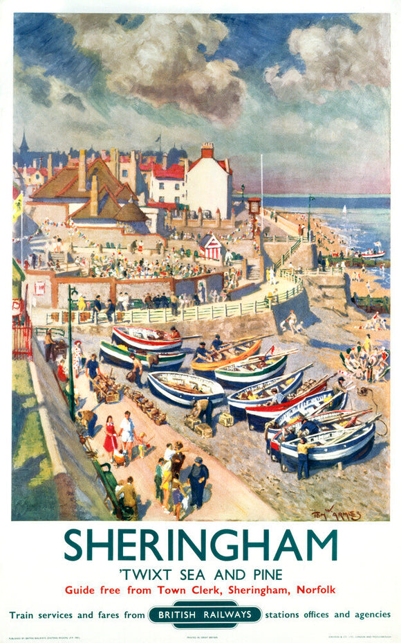 'Sheringham', BR poster, 1948-1965