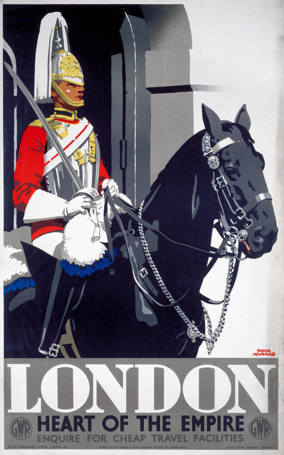 ‘London - Heart of the Empire’, GWR poster, 1939.