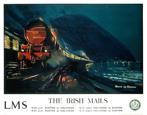 The Irish Mails', LMS poster, 1923-1947.