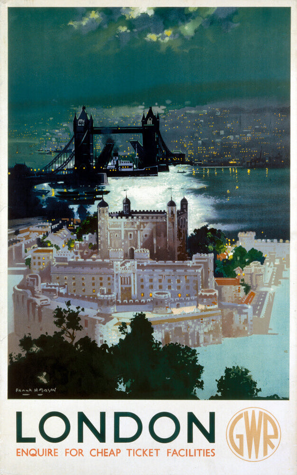 ‘London’, GWR poster, 1938.