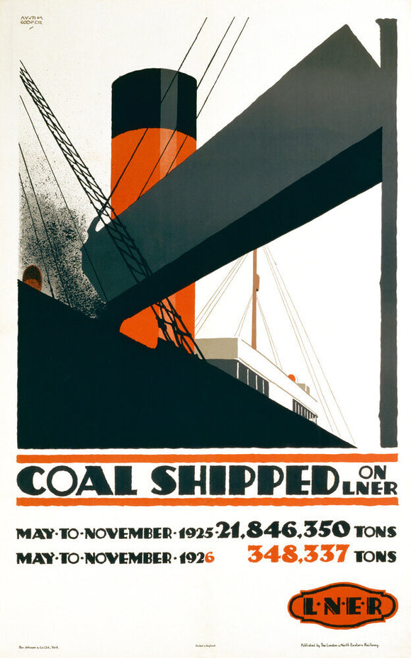 Poster, Coal Shipped on LNER
