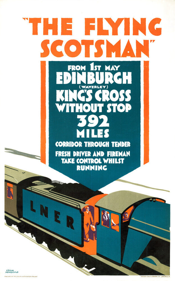 The Flying Scotsman', LNER poster, 1923-1947.