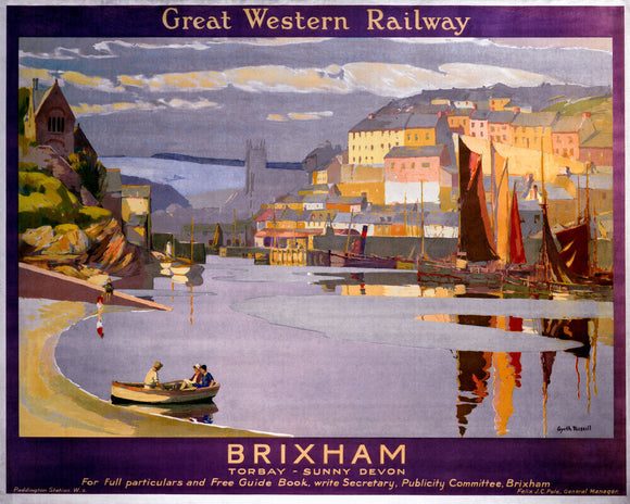 ‘Brixham’, GWR poster, 1923-1947.