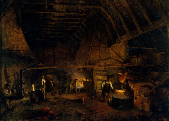 'Interior of a Tilt' c 1860.