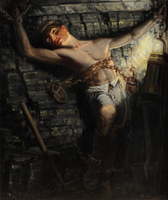 Symbolic: The Miner 'Enslaved', 1938.