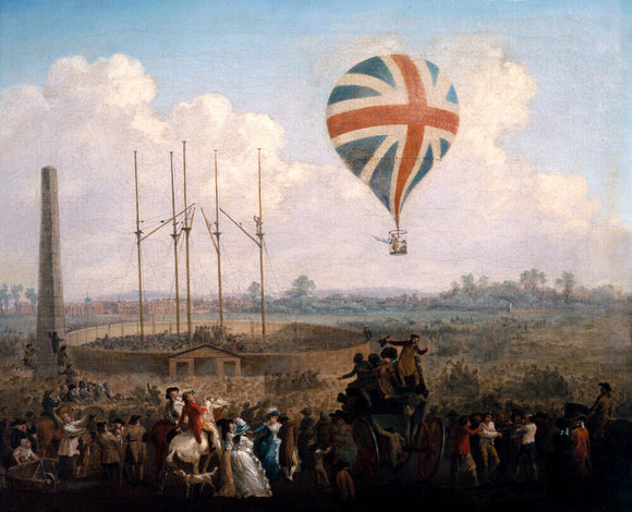 'Mr Lunardi's New Balloon', 29 June 1785.