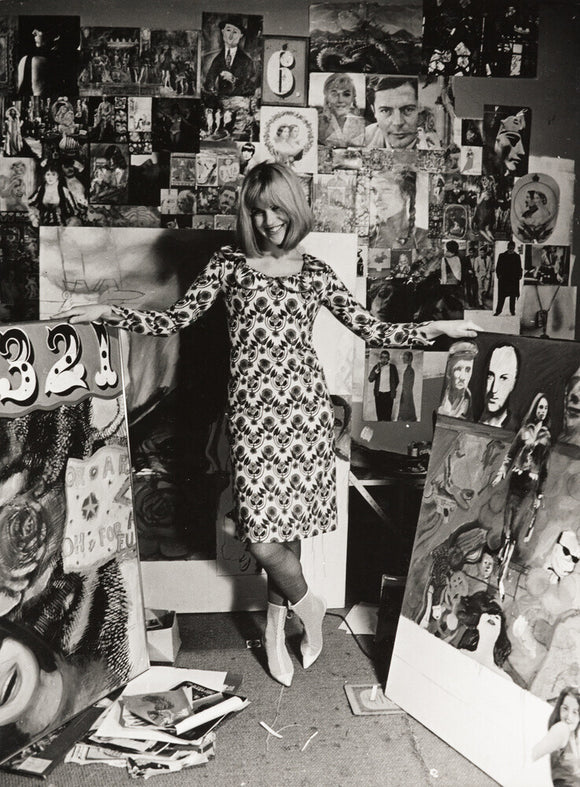Photograph of Pauline Boty by Lewis Morley
