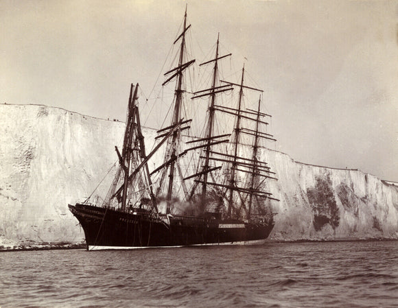 The wreck of the 'Preussen', 1910