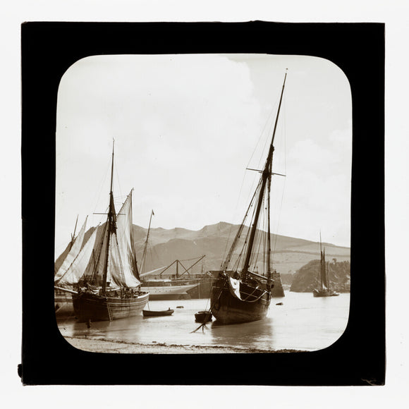 A magic lantern slide of Ilfracombe by Birt Acres, c. 1893.