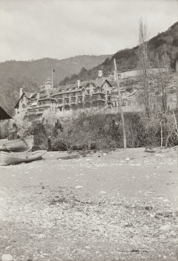 The Palace of Prince Alexander of Oldenburg at Gagra from the Beach.