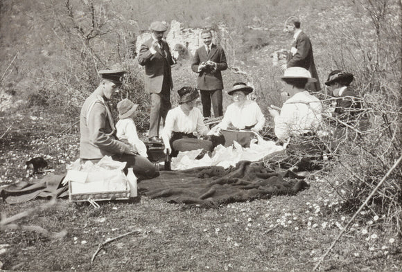 A picnic at the river Bzib about 40 versts from Gagra