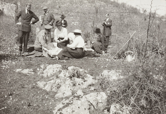 A picnic at the river Bzib about 40 versts from Gagra