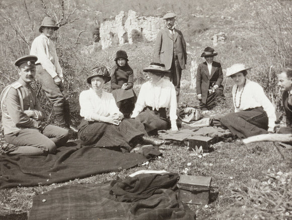 A picnic at the river Bzib about 40 versts from Gagra