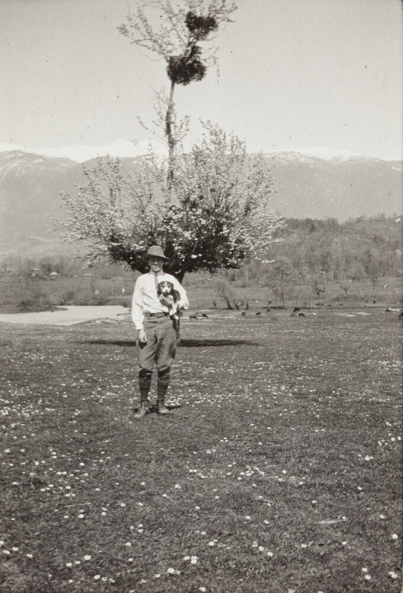 On the Banks of the Black River, about 80 versts from Gagra; Nikita with Mart.
