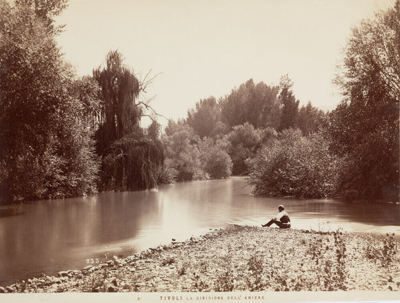 River Aniene, Tivoli, Italy, c 1850-1900.